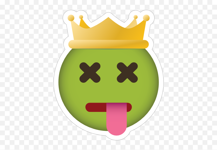 Phone Emoji Sticker Crown Dead - Happy,Italy Flag Emoji