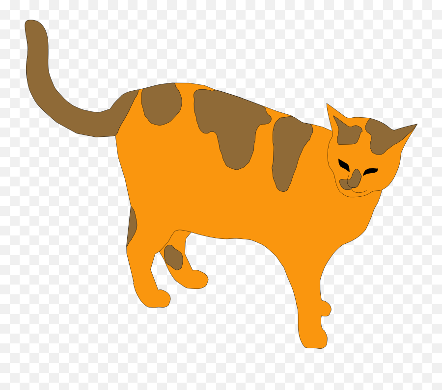 Orange Cat Drawing Free Image Download - Cat Illustration Png Emoji,Cat Emotions And How To Draw Them