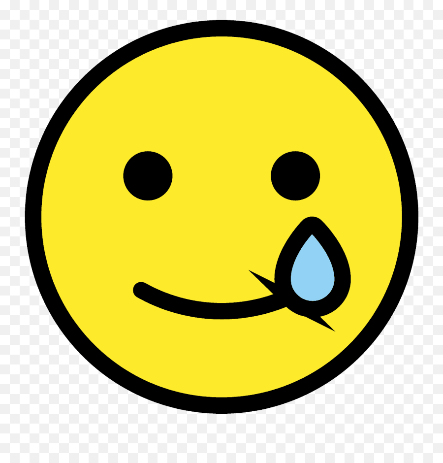 Smiling Face With Tear Emoji Clipart - Radiation Symbol,Star Eyes Emoji