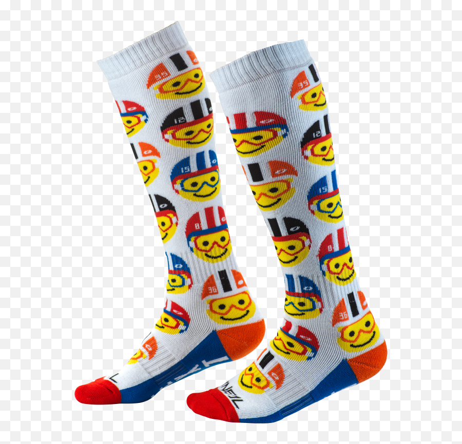 Youth Pro Mx Emoji Racer Sox,Made In Usa Emoji