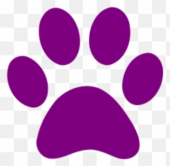 Purple Clip Art - Purple Dog Paw Print Emoji,Paws Emoji