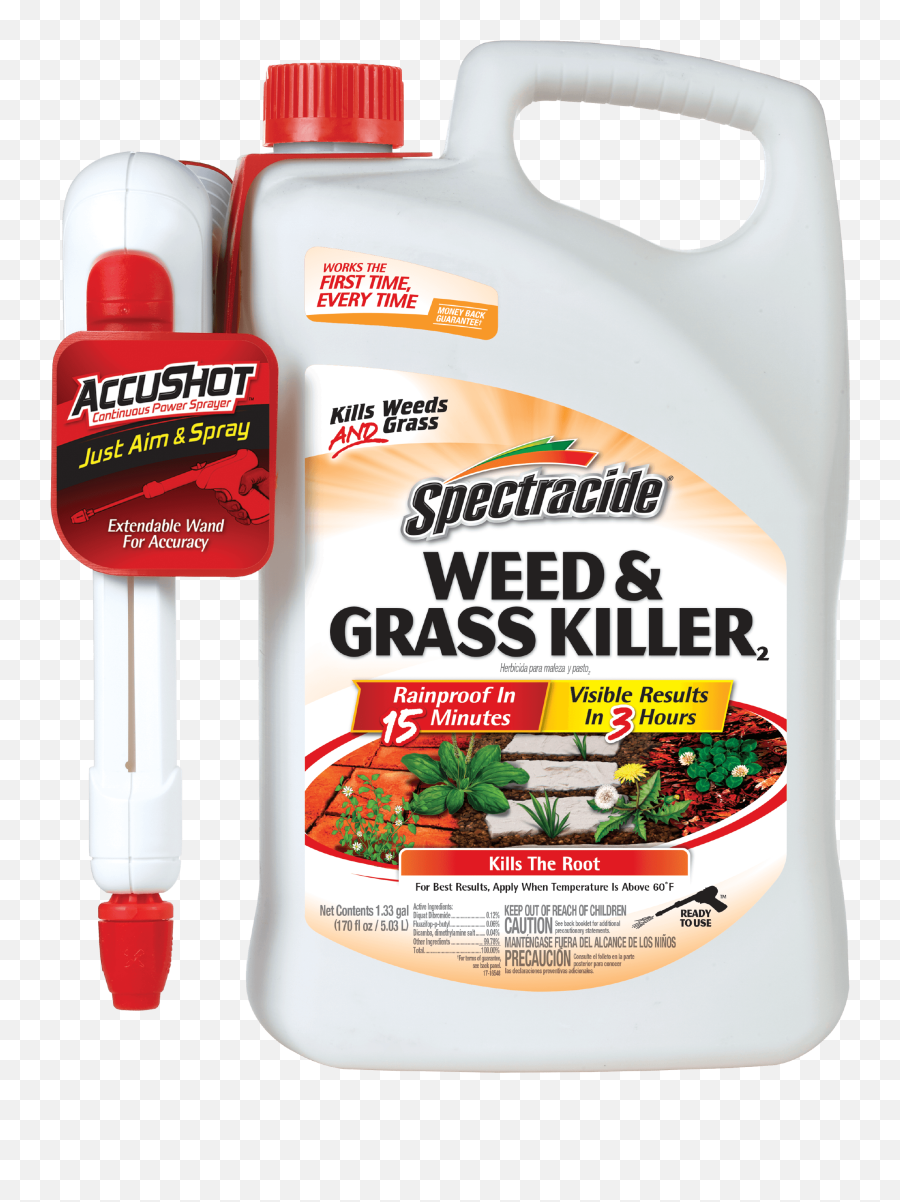 Spectracide Weed And Grass Killer Herbicide Accushot Spray 133 Gallons Emoji,Weed Flat Emotion