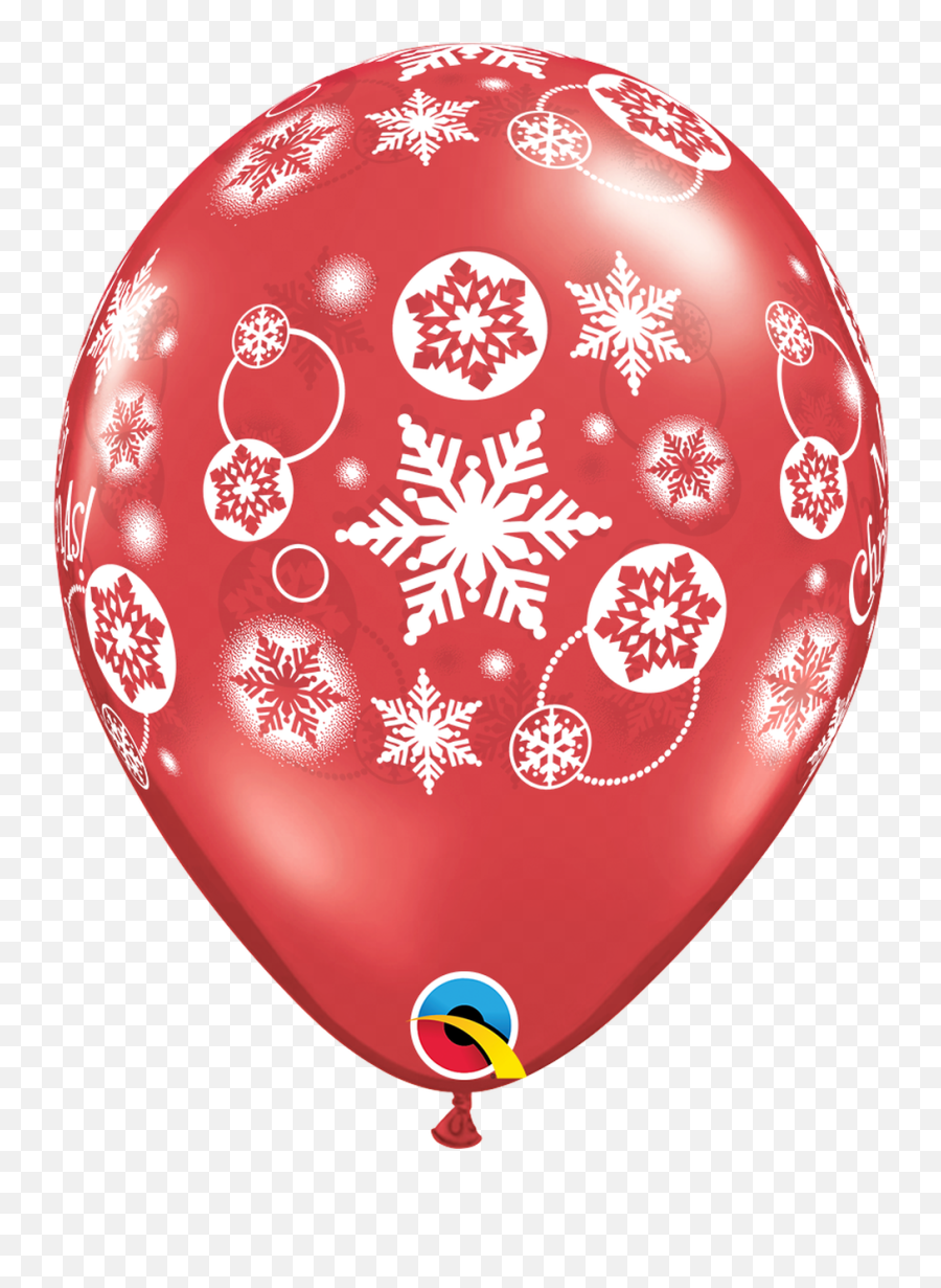 Assorted Christmas Snowflakes - Balloon Emoji,Snowflake Sun Leaf Leaf Emoji