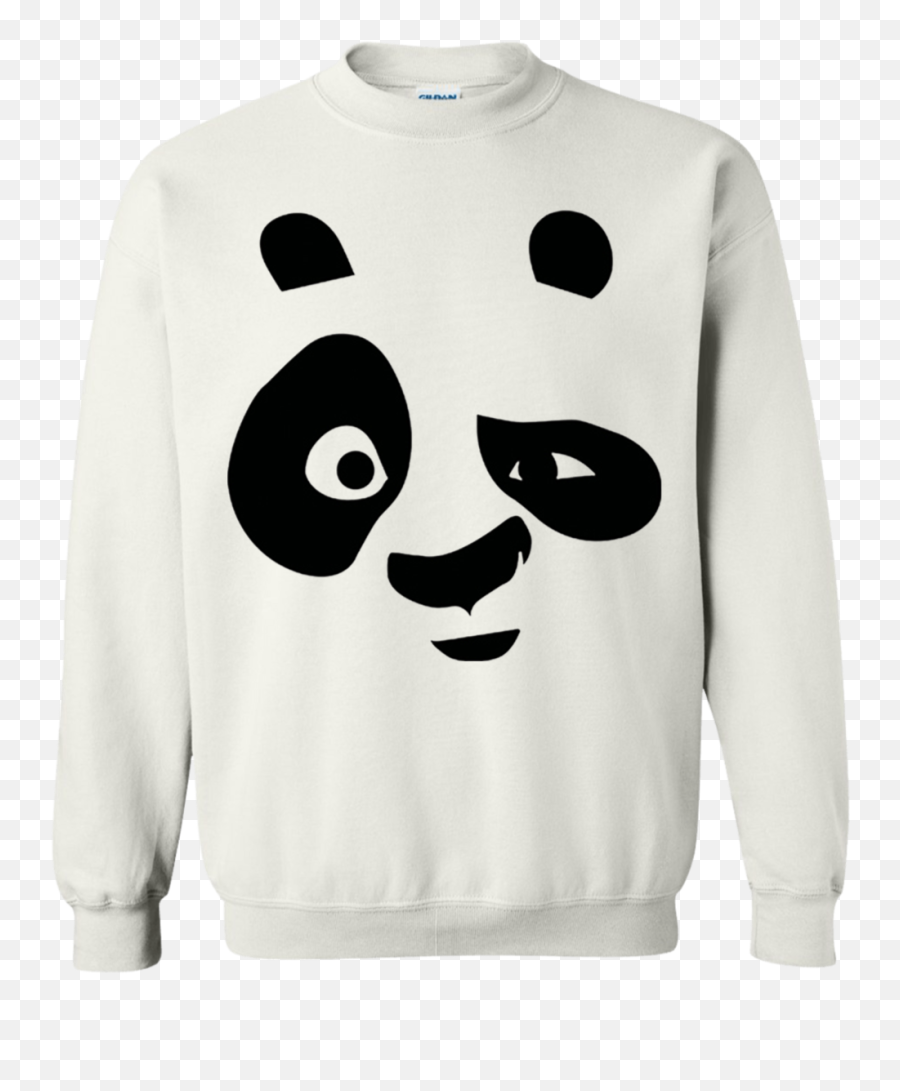 Kung Fu Panda Sweatshirt - White Panda Sweatshirt Kung Fu Emoji,Dodge Emoticon You.png
