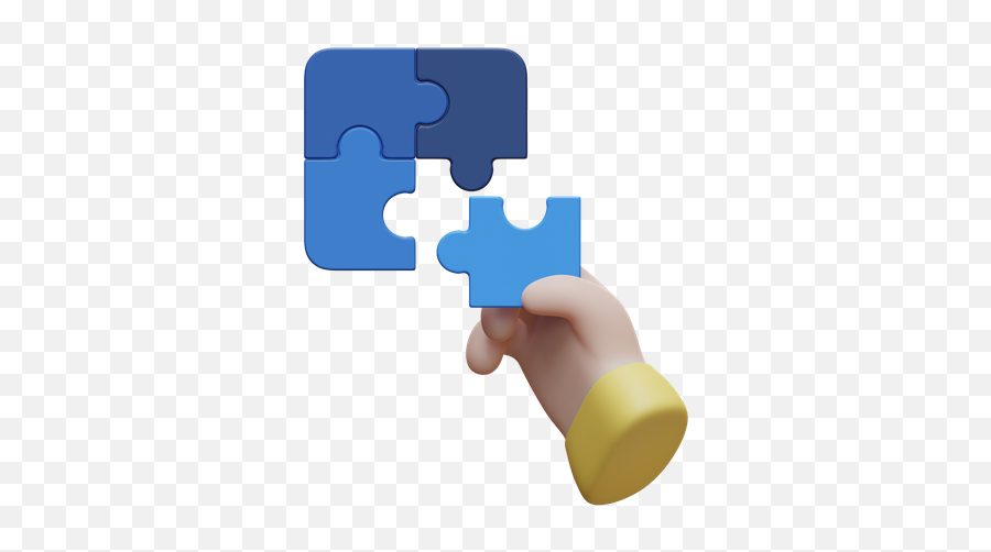 Premium Puzzle Solving 3d Illustration Download In Png Obj Emoji,Puzzle Emoji