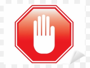Sticker Stop Sign - Pixershk Emoji,Red Stop Emoji