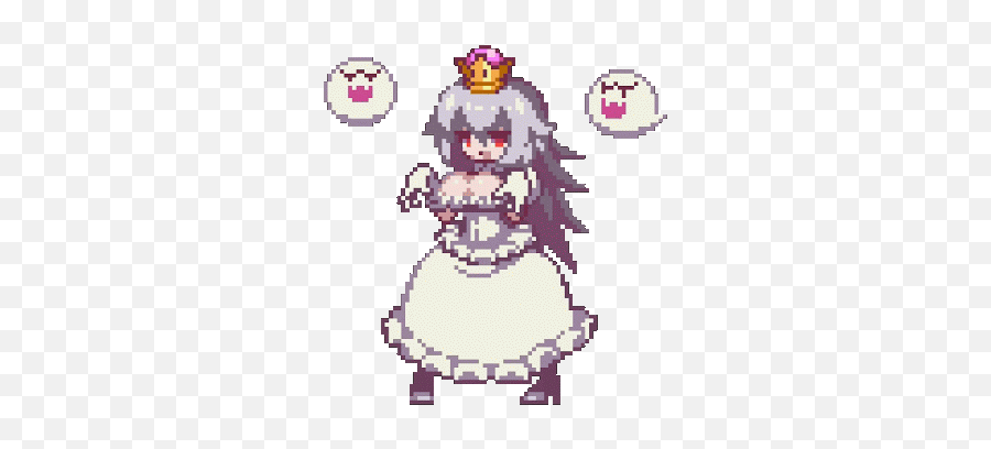 Booette4 - Princess King Boo Gif Emoji,Anime Emoji Gif