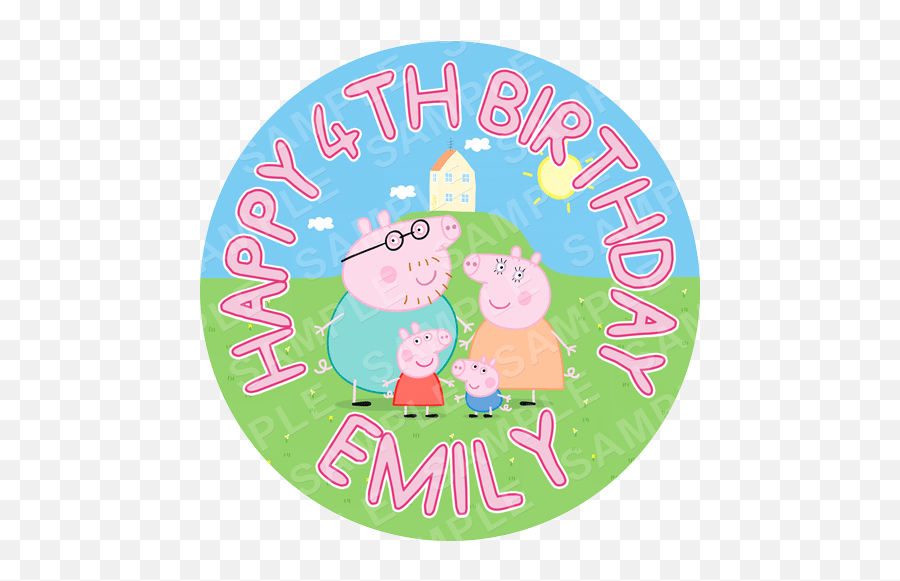 Peppa Pig Archives - Edible Cake Toppers Ireland Pepa Pig La Cerdita Emoji,Peppa Pig Emoji