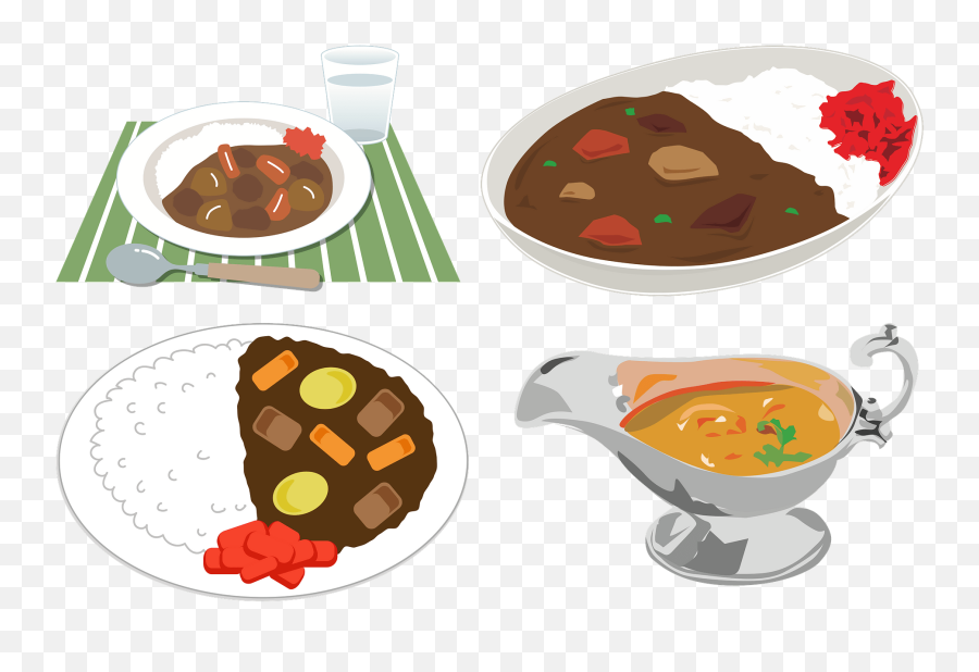 Curry Rice Clipart - Japanese Curry Rice Clipart Emoji,Curry Emoji