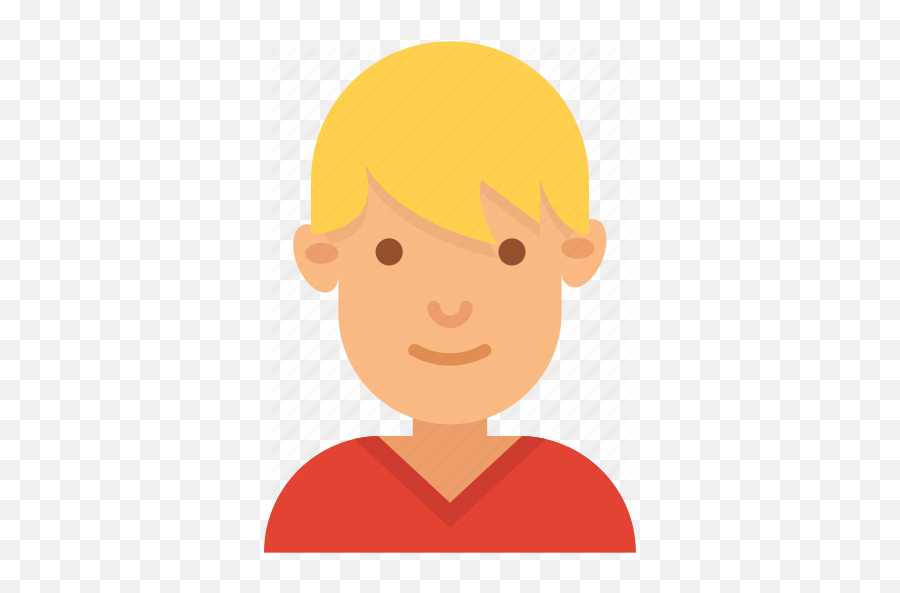Avatar Blond Boy Kid Man Young - Happy Emoji,Blonde Boy Emoji