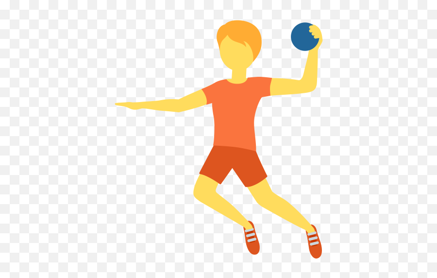 Person Playing Handball Emoji - Handball Emoji,Playing Emoji Person Playing Handball Emoji - Handball Emoji,Playing Emoji