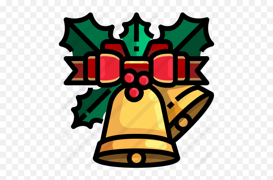 Christmas Bell - Free Christmas Icons Ghanta Emoji,Emoji Bell Line