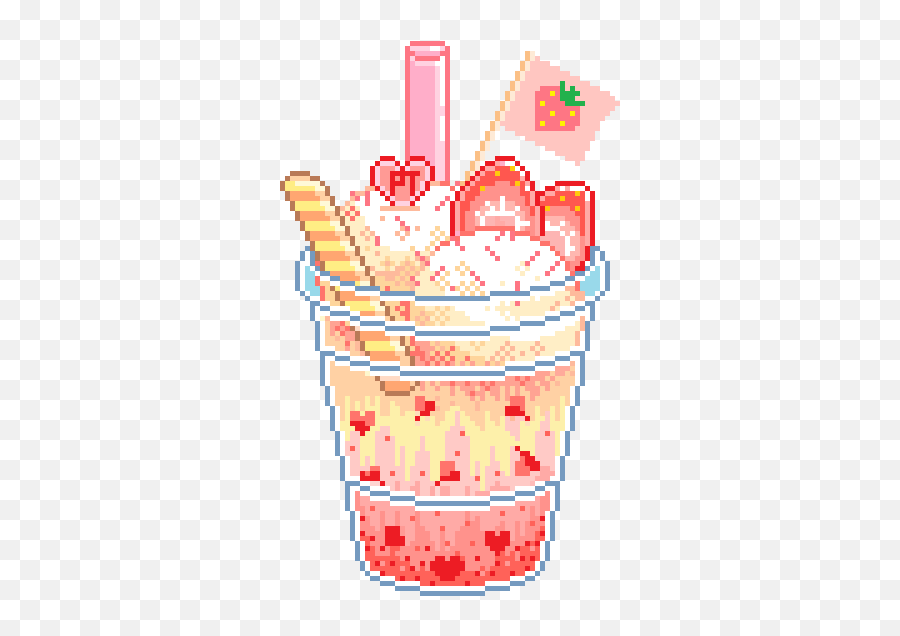 Drink Emojis - Discord Emoji Kawaii Pixel Food,Juice Box Emoji