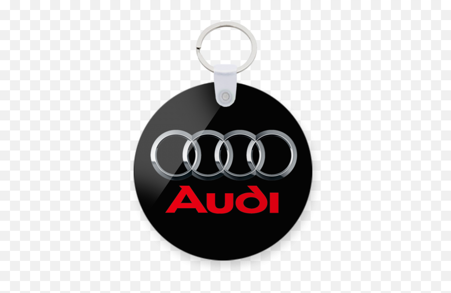 Audi Logo Art Custom Printed Keychain - Audi Emoji,Emoji Pillow Keychain
