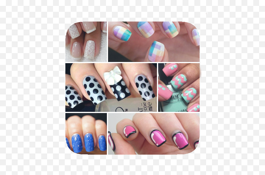 Nails Art - Gel Nails Emoji,Emoji Nails Designs