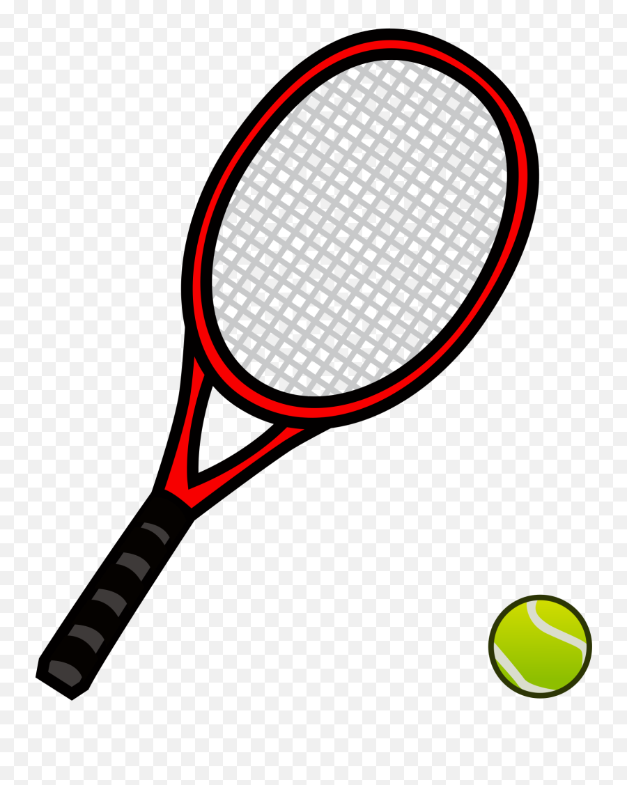 Tennis Emoji Clipart - Clip Art Transparent Background Tennis Racket,Tennis Racquet Emoji