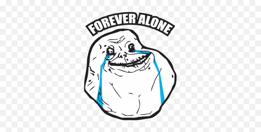 Why Does Christmas Music Have A - Forever Alone Meme Transparent Emoji,The Emotions What Do The Lonely Do At Christmas