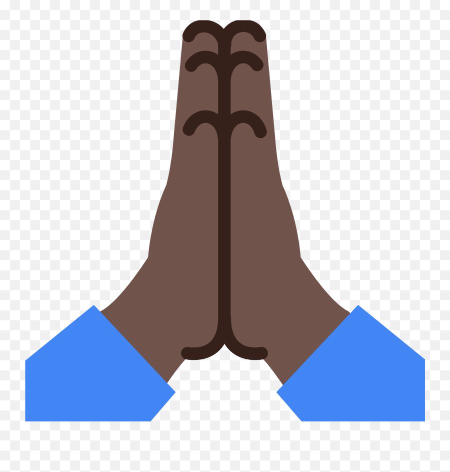 Folded Hands Emoji Clipart Free Download Transparent Png - Illustration,Praying Hands Emoji Vector