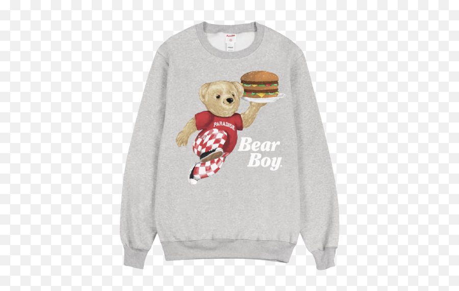 Paradise Youth Club X The Lucky Shop Bear Boy Sweatshirt - Long Sleeve Emoji,Bear Emotions