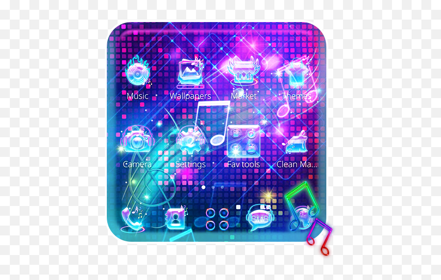 Cool Purple Sound Theme U2013 Apps On Google Play - Dot Emoji,Purple Music Note Emoji Gone