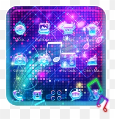 Cool Purple Sound Theme U2013 Apps On Google Play - Dot Emoji,Purple Music Note Emoji Gone