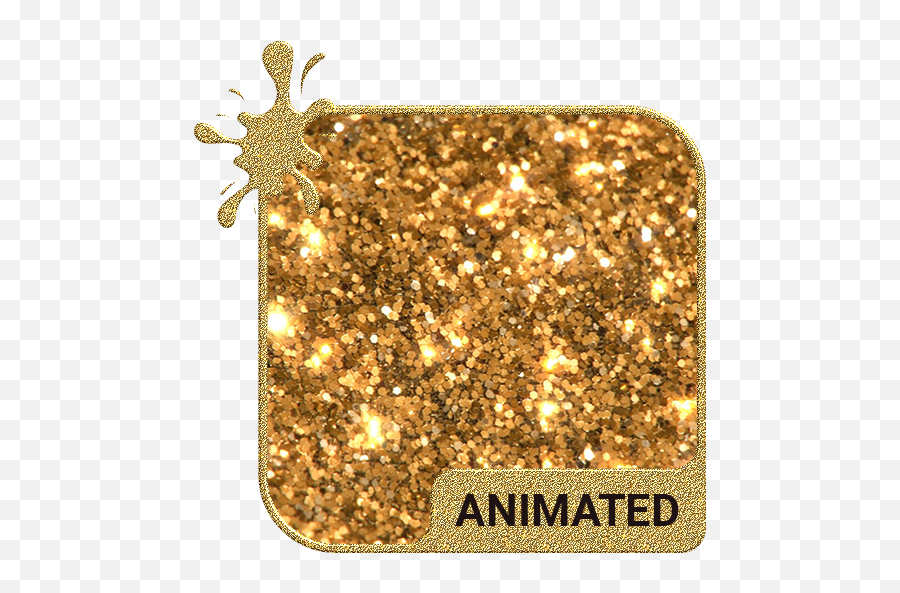 Gold Glitter Animated Keyboard Live Wallpaper - Apps On Golden Glitter Keyboard Apk Emoji,Sparkly Emoticons