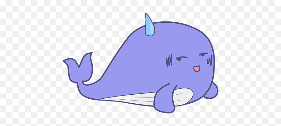 Whale - Cute Stickers By Yuri Andryushin Fish Emoji,Whale Emojis Iphone