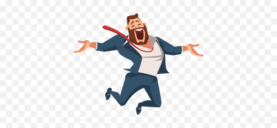 Top 10 Emotion Illustrations - Free U0026 Premium Vectors Office Fun At Work Emoji,Animated Emoticon Jumping For Joy