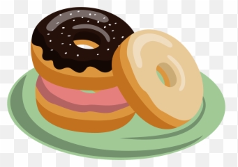 Doughnuts - Donut In Plate Clipart Emoji,Emoji Donuts