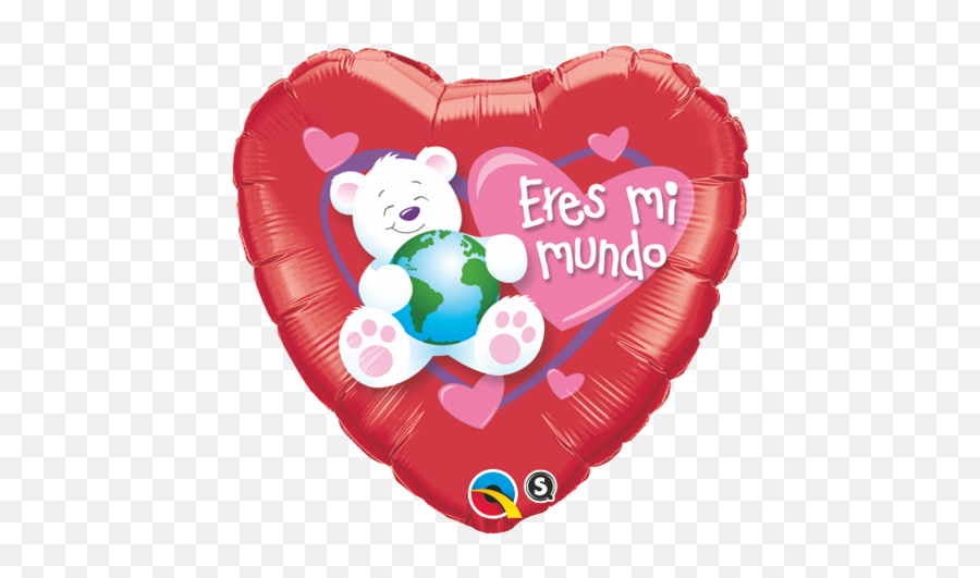 Mylars De Amor U2013 Mundo De Los Globos - Corazones Feliz Dia De La Madre Emoji,Emojis Carita Besito