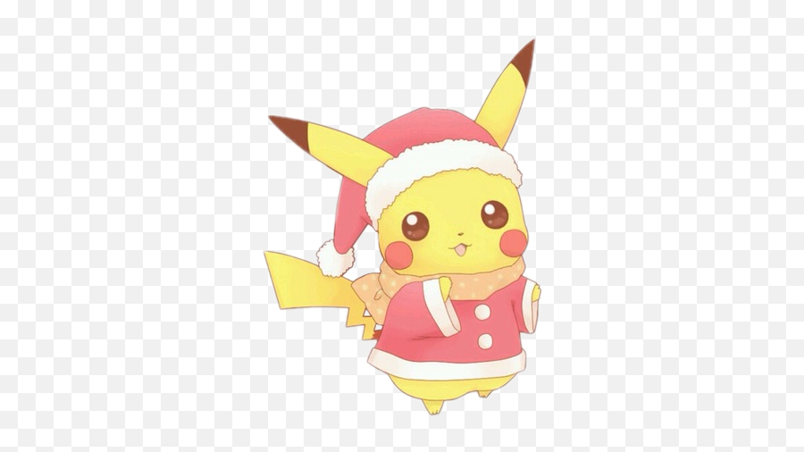 Pikachu Pokemon Navideño Sticker By Rocio Mohanna - Cute Christmas Pokemon Emoji,Emojis Navidenos