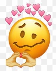 The Most Edited Fallinlove Picsart - Png Transparent Background Heart Crown Emoji,Emoji For Fists3