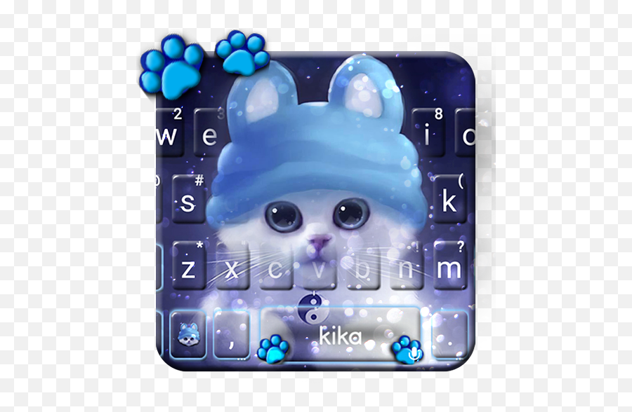Kitty Hat Keyboard Theme - Happy Emoji,Kitty Emoticon Htc Phone