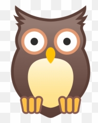 Eule Clipart - Owl Emoji Png Download Full Size Clipart Icons Owl,Bird Emoticon Iphone