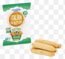 Heavenly Kids Italian Breadsticks Organic Rosemary 1 Case Containing 7 Packs - Cookies And Crackers Emoji,Finger Bread Emoji