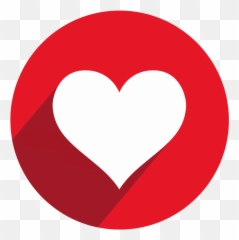 Facebook Heart Symbols Icons - Youtube Circle Logo Png Heart Icon Circle Png Emoji,Different Color Heart Emoticons