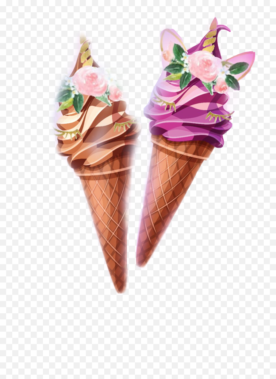 Ice Cream Sticker Challenge On Picsart - Logo De Helados Png Emoji,Swirl Ice Cream Cone Emoji