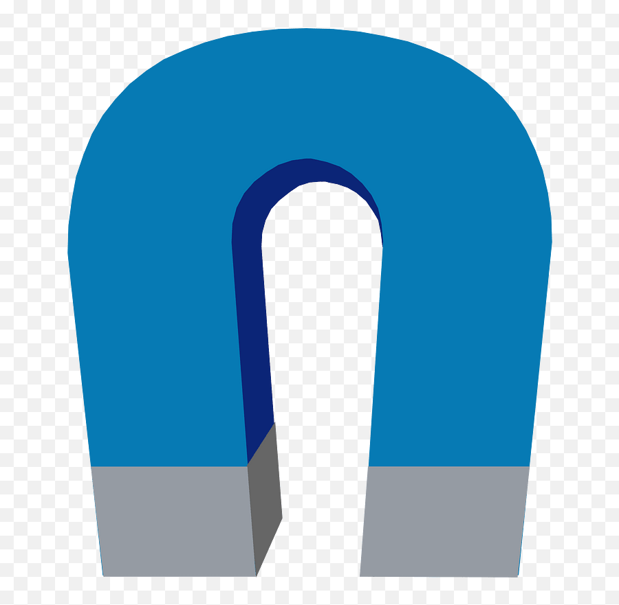 Magnet Clipart - Blue Magnet Clipart Emoji,Blue Horseshoe Emoji