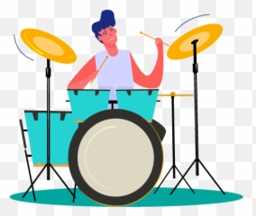 Parts Of A Drum Set Full Gear Guide For Beginners - Drum That Illustration Emoji,Most Emotion Drummer