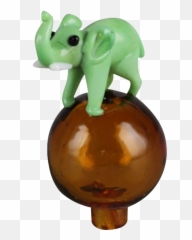 Elephant Bubble Carb Cap - Animal Figure Emoji,Elephants Emotions Oregon