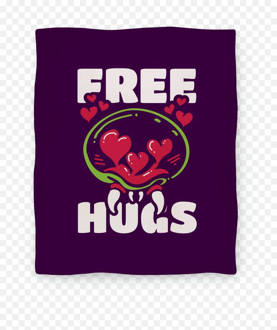 Free Hugs Blanket Blankets Lookhuman - Pop A Lock Emoji,Funny Hugs & Kisses Emojis