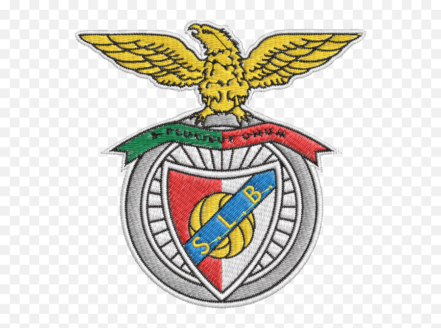 Matriz De Bordado Escudo Sport Lisboa E - Benfica Logo Png Emoji,Emoticon Benfica