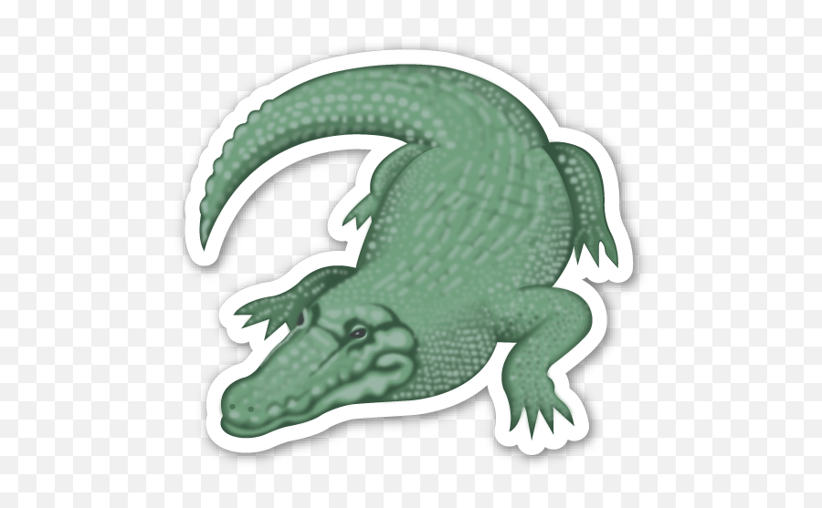 Crocodile - Cocodrilo Sticker Emoji,Alligator Emoji