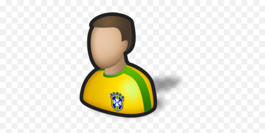 Soccer Player Sport Brazil Football People Icon - Free Emoji,Soccer Brazil Fan Emotion