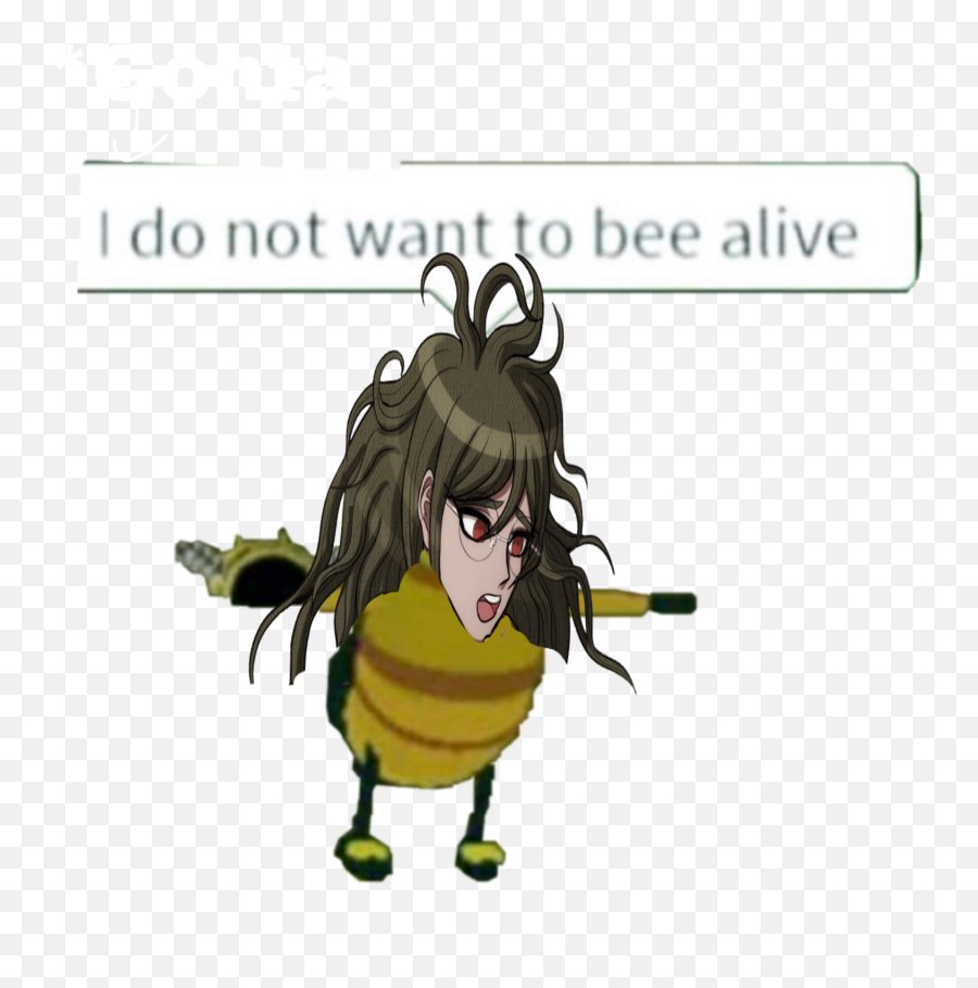 Gonta Do Not Want To Bee Alive Sticker By Marline - Fictional Character Emoji,Alive Emoji