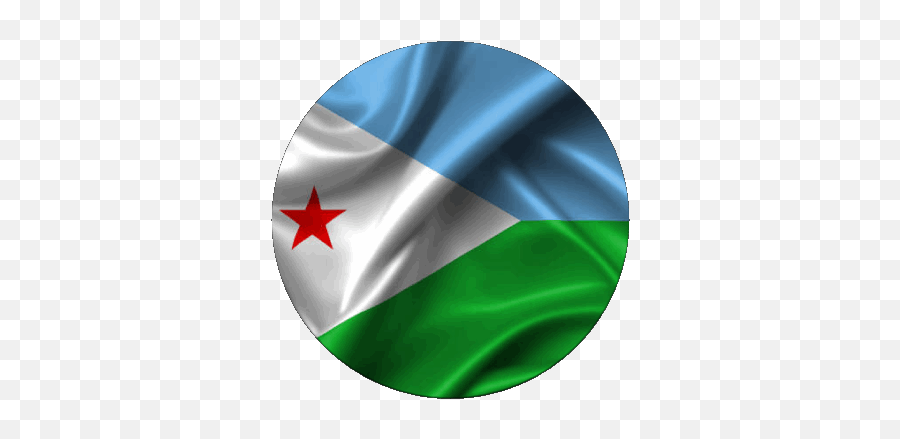 Gif Round Djibouti Africa Flags Emoji,Africa Flag Emoji