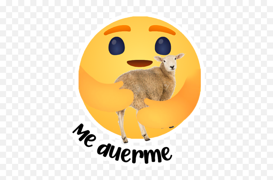 Sticker Maker - Reacciones De Facebook Happy Emoji,Facebook Sheep Emoticon