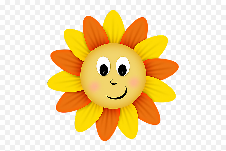 Time Flower Omagod - Happy Emoji,Smiling Flower Emoticon