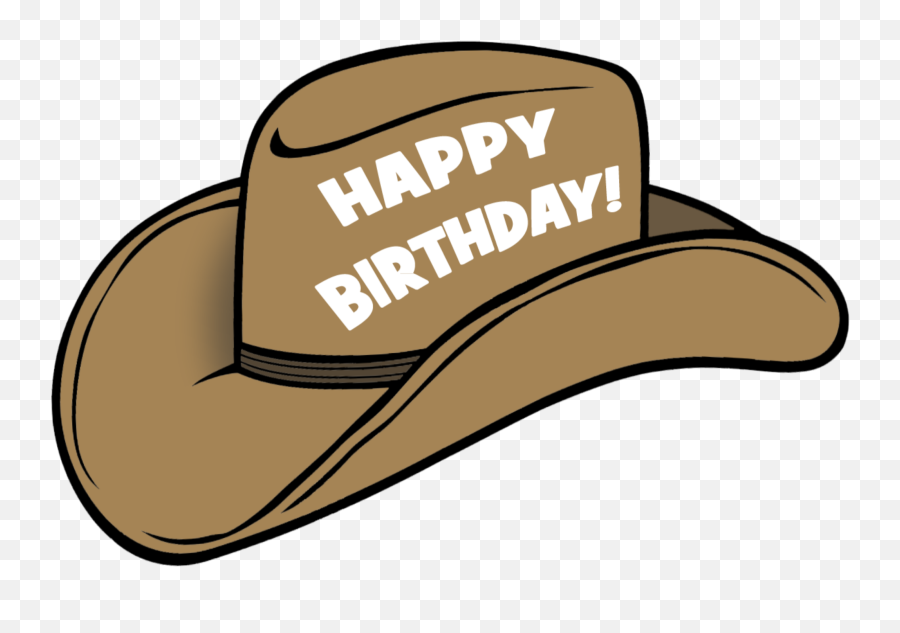 Cowgirl Clipart Happy Birthday Cowgirl Happy Birthday - Happy Birthday Cap Images Png Emoji,Cowboy Hat Emoji