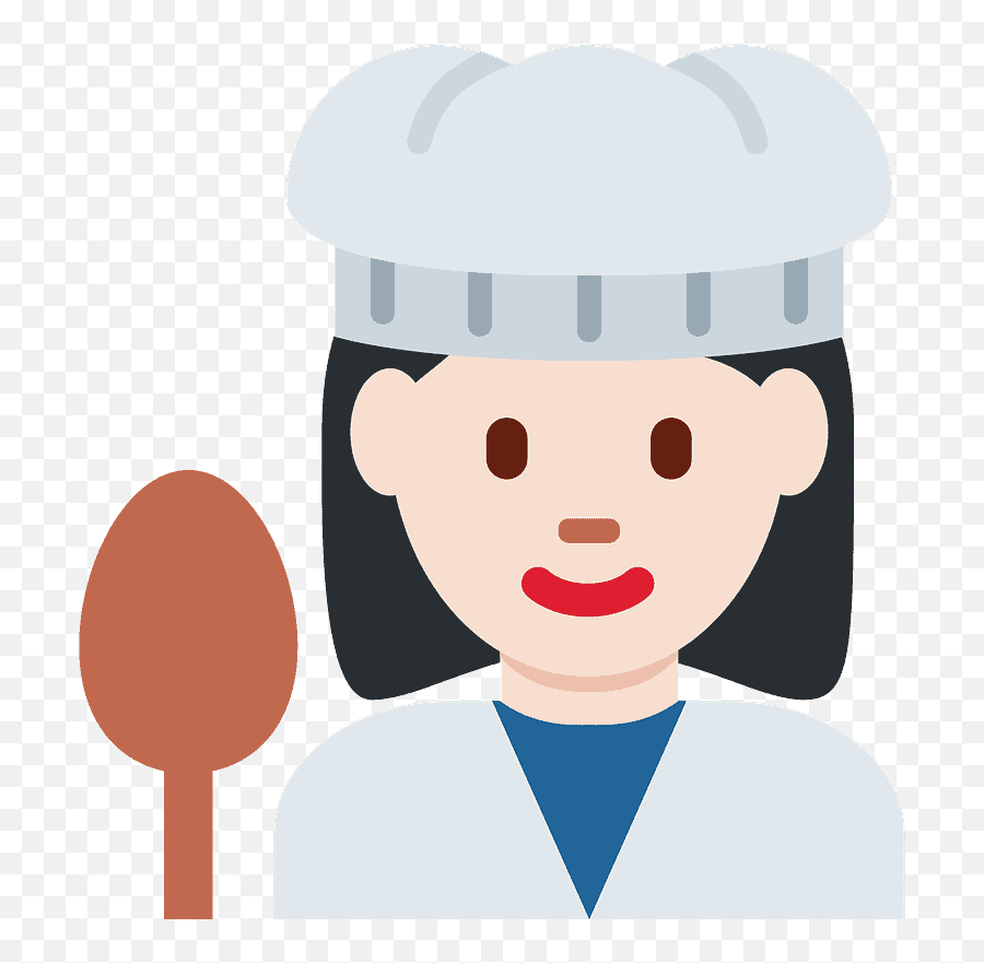 Woman Cook Emoji With Light Skin Tone - Emoji De Ingeniera,Chef Emojis